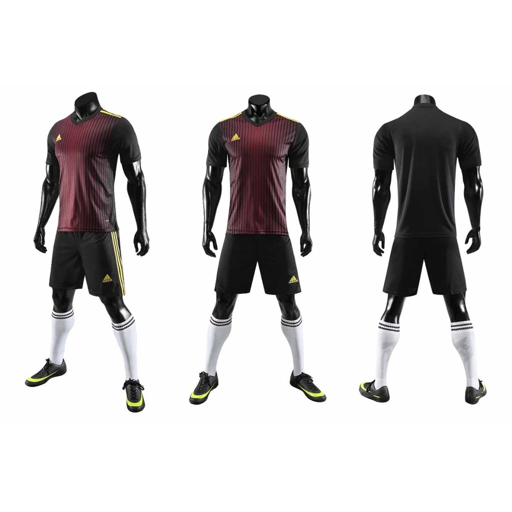 AO HORZ PAKET SETELAN JERSEY FUTSAL SEPAKBOLA GRADE ORI IMPORT ADDS MAROON