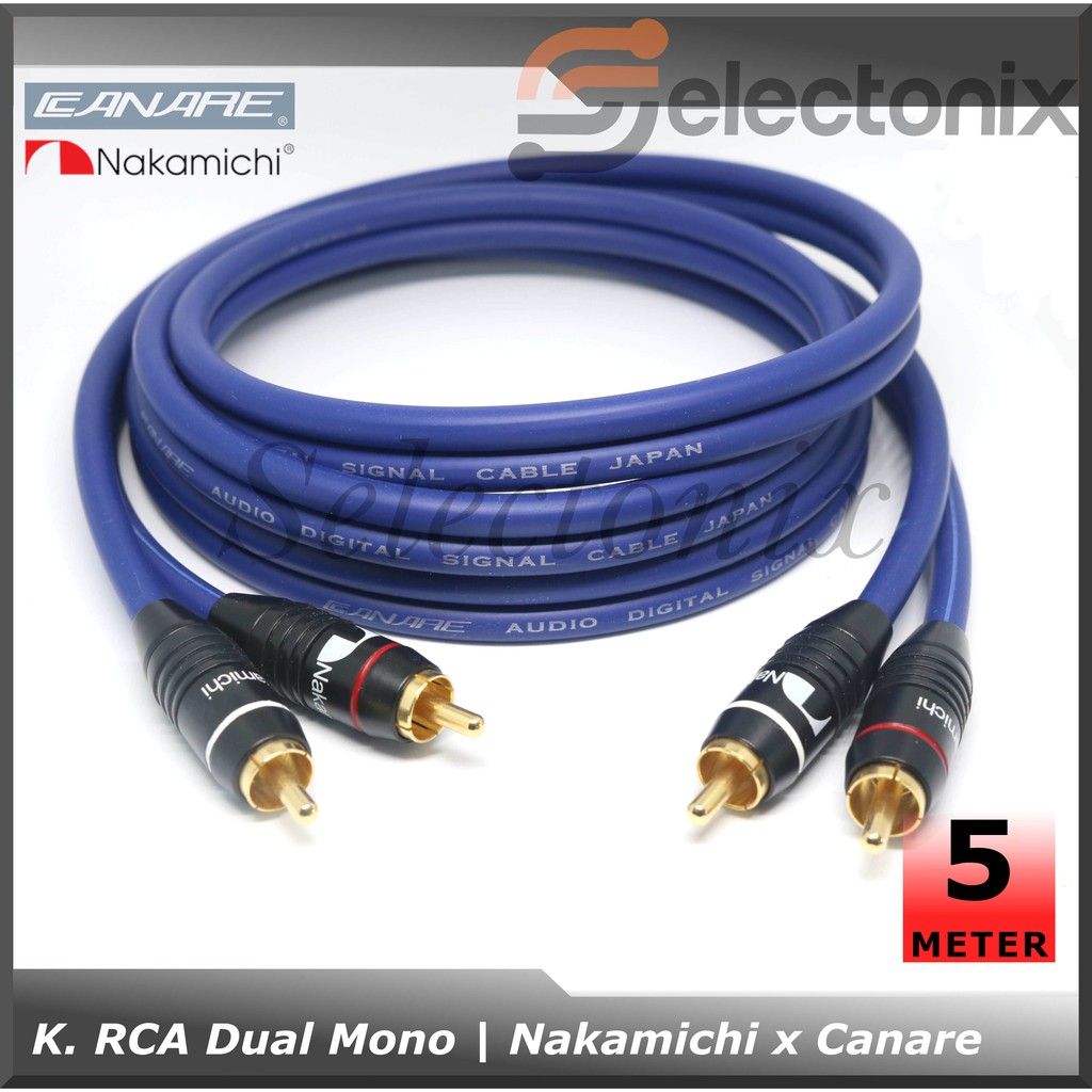 Kabel Audio RCA Nakamichi Dual Mono [5m]