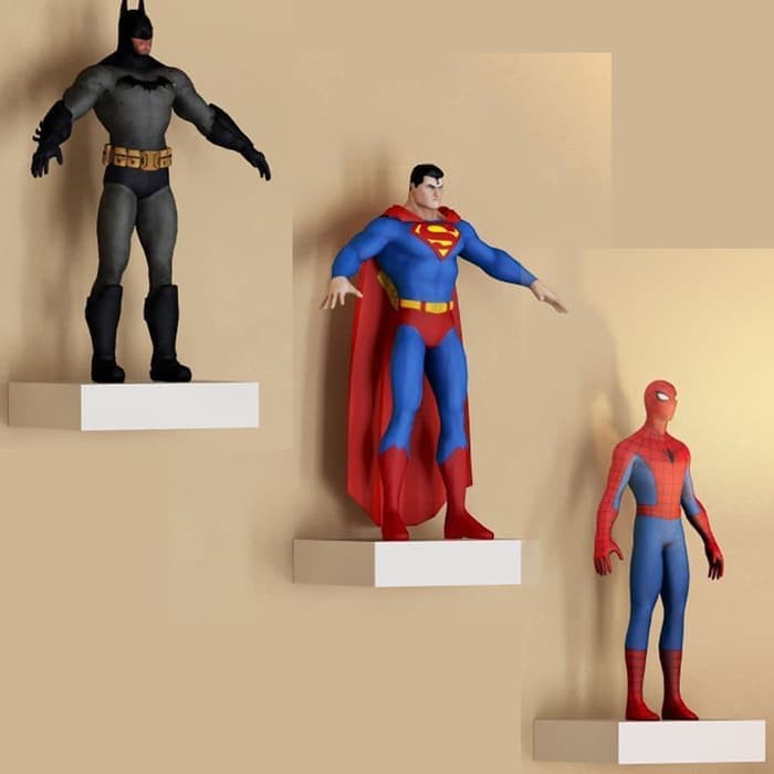 hiasan dinding rumah rak mainan