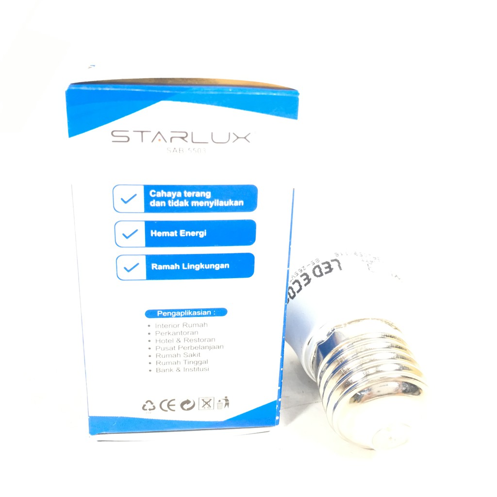 Lampu LED Starlux 5W 5 Watt Garansi 400 500 Lument Terang