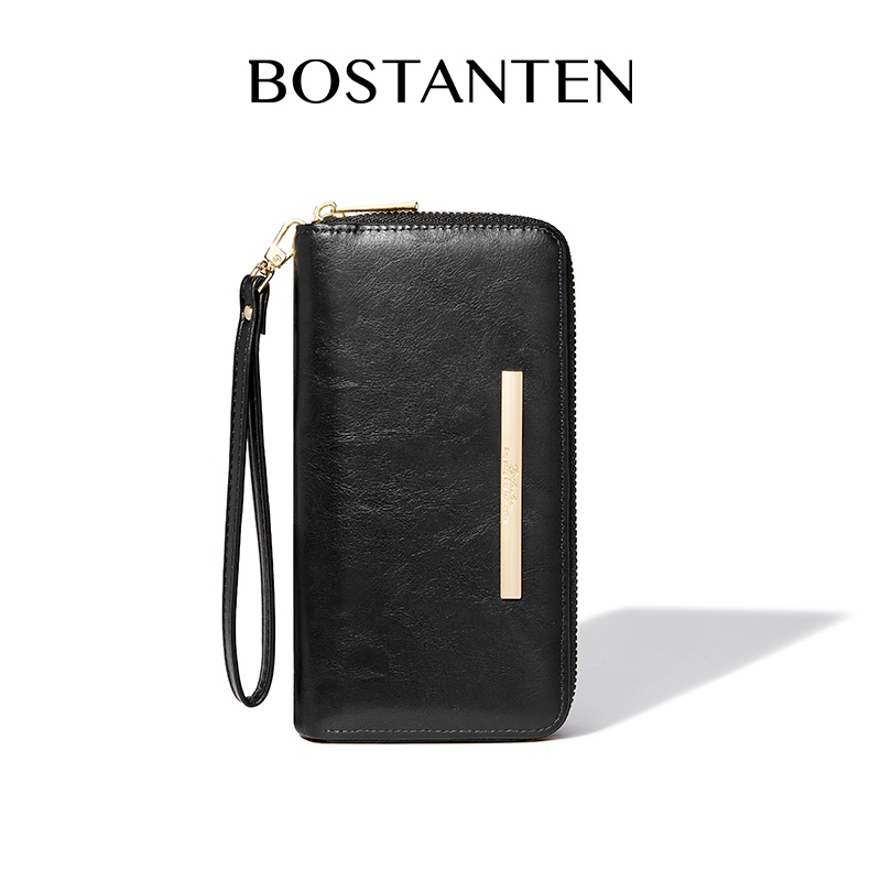 Bostanten Dompet Wanita Dompet Panjang Dompet Ritsleting Ganda dompet panjang wanita import murah ta
