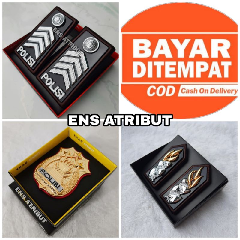 PAKET PANGKAT PDH BRIPKA POLRI /MONOGRAM POLRI / KEWENAnGAN POLRI