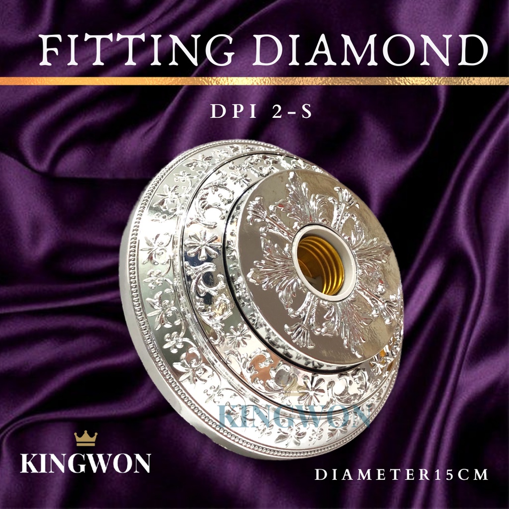 FITTING LAMPU PLAFON HIAS DIAMOND DPI 2 S KINGWON