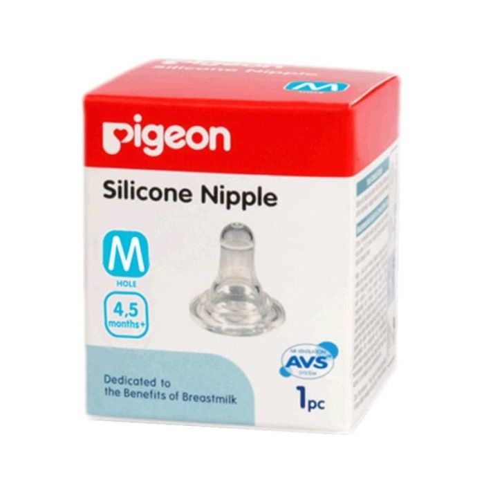 Pigeon Silicone Nipple S - M isi 1 Pcs