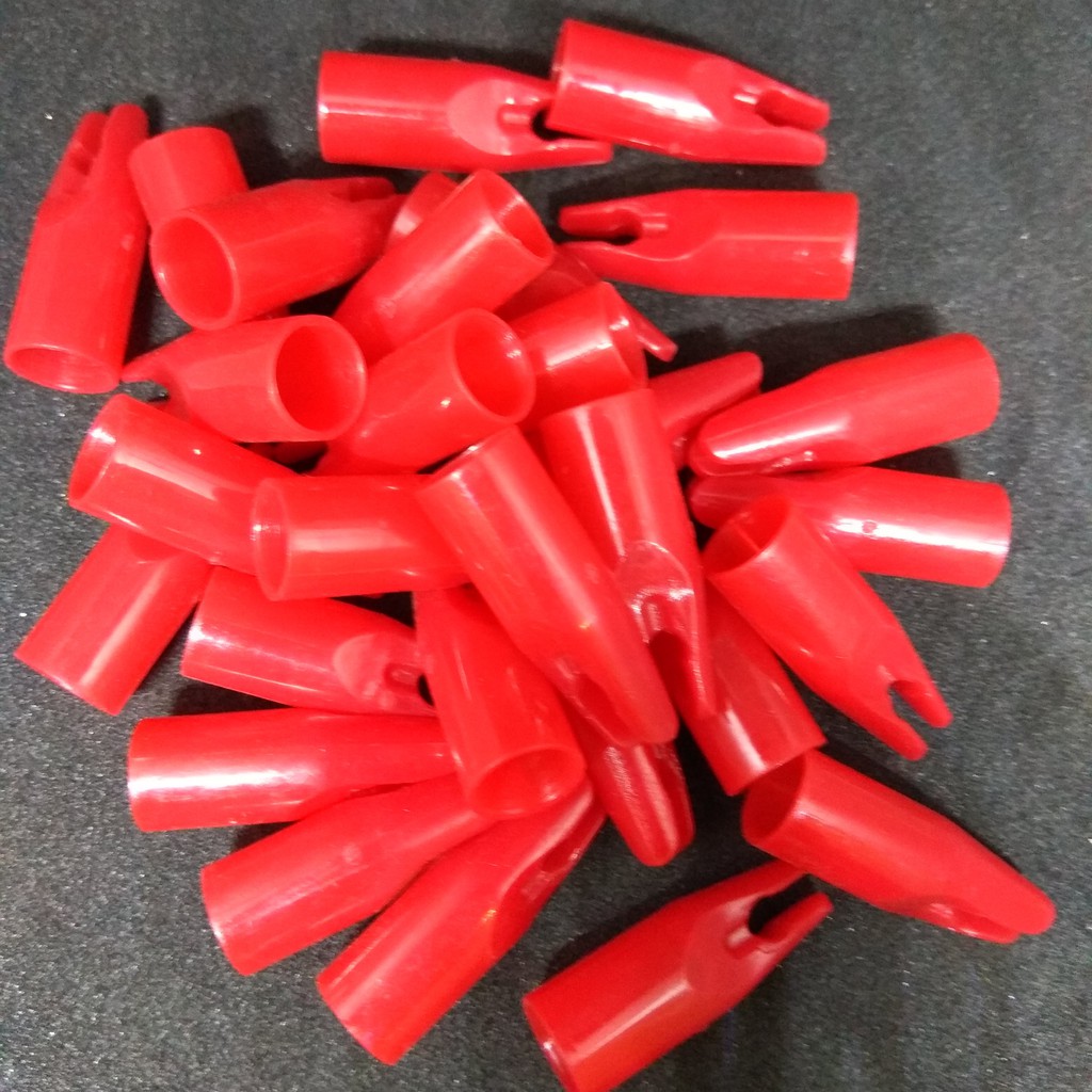 NOCK ARROW PLASTIC ANAK PANAH KAYU ALUMUNIUM-PANAHAN ARCHERY