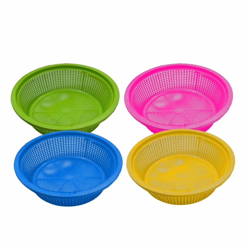 Baskom Lubang Baskom Saringan Plastik 23cm Murah Baskom Cuci Beras Buah Sayur Strainer Plastik