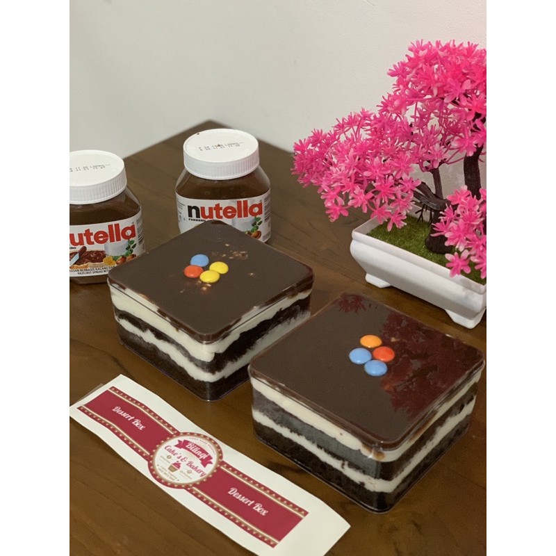 

Dessert Cake Box Coklat Nutella @bilinqicakes