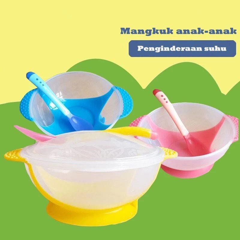 Tempat makan bayi baby food maker grinding bowl penghalus mpasi mangkok sendok makan gelas spout peralatan makan bayi