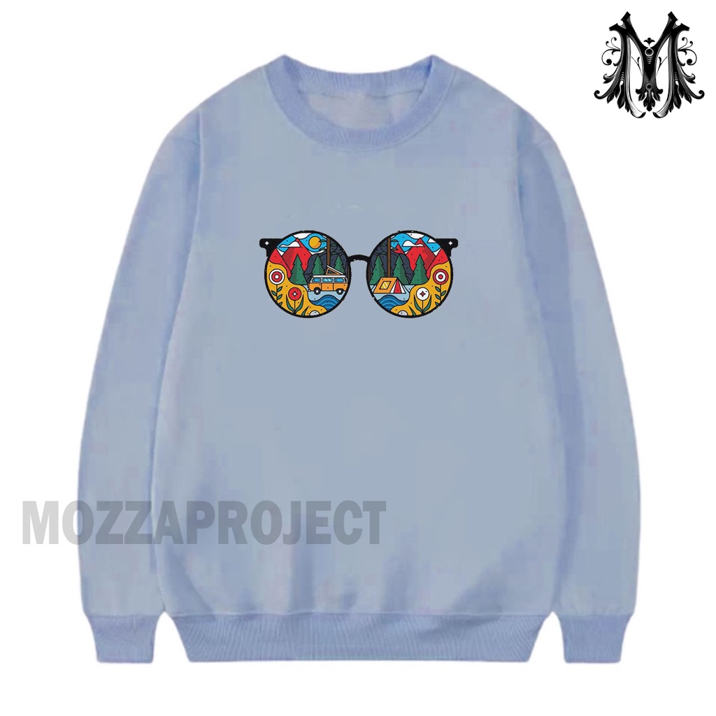 SWEATER CREWNECK UNISEX MODS GLASSES