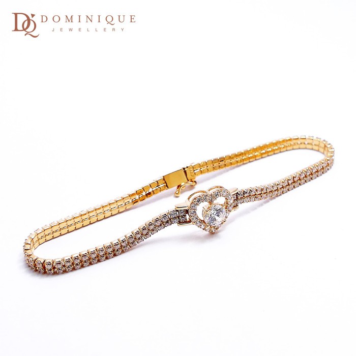 

Dominique Jewellery- Gelang Lotus Kadar 375% DQ 027