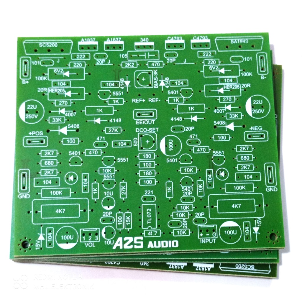 PCB AXL Audio Super Power Amplifier