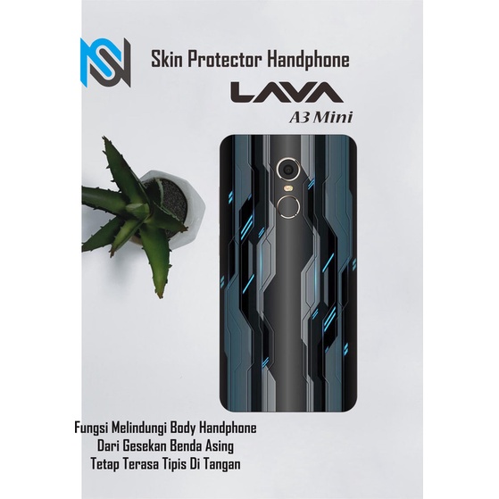 Isi 2pcs Garskin Hp Lava A3 Mini Motif Armor Free Custom Motif (Bisa COD)
