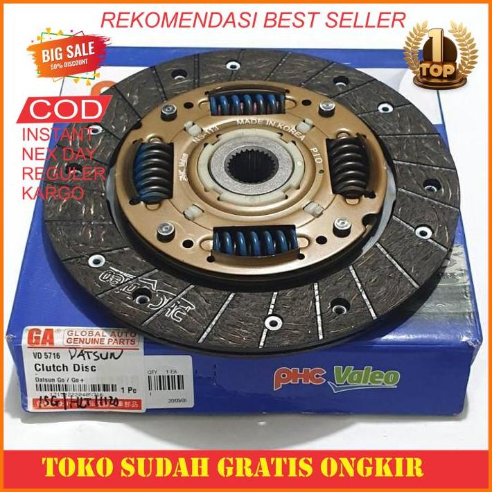 Spare Part Mobil Plat Kopling / Kampas Kopling / Clutch Disc Mobil Datsun Go Valeo Rekomendasi Baran