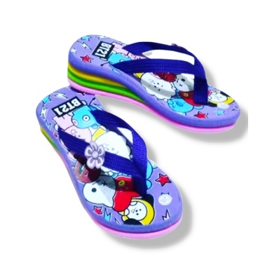 Sandal Wedges Anak Perempuan BT21 Terlaris