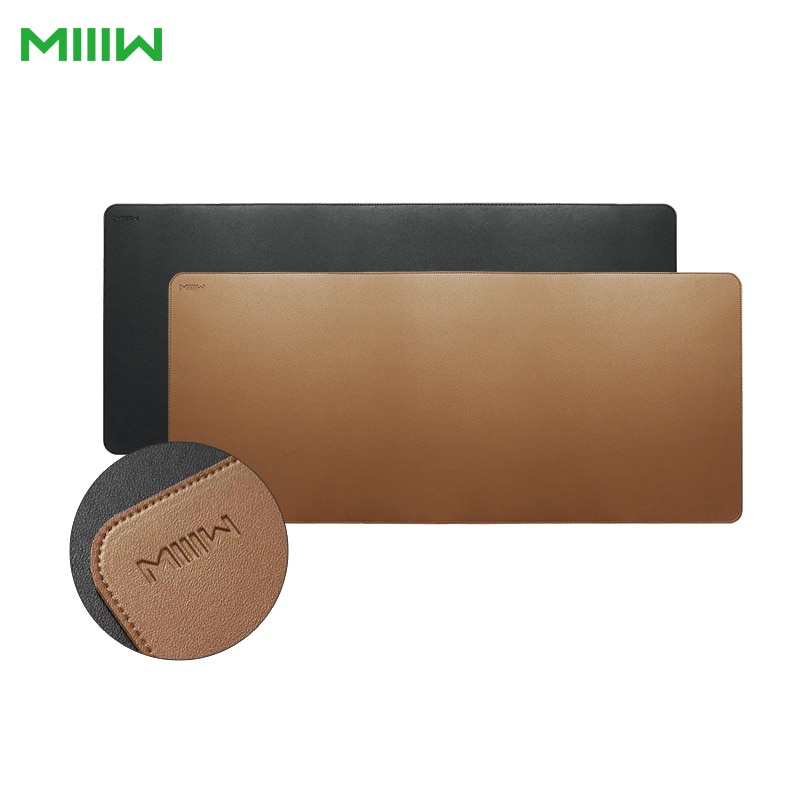 Xiaomi MIIIW Oversized Leather Cork Mouse Pad Waterproof Soft Large Desk Mat 900*400mm Computer Mousepad Keyboard Table Cover for Dota