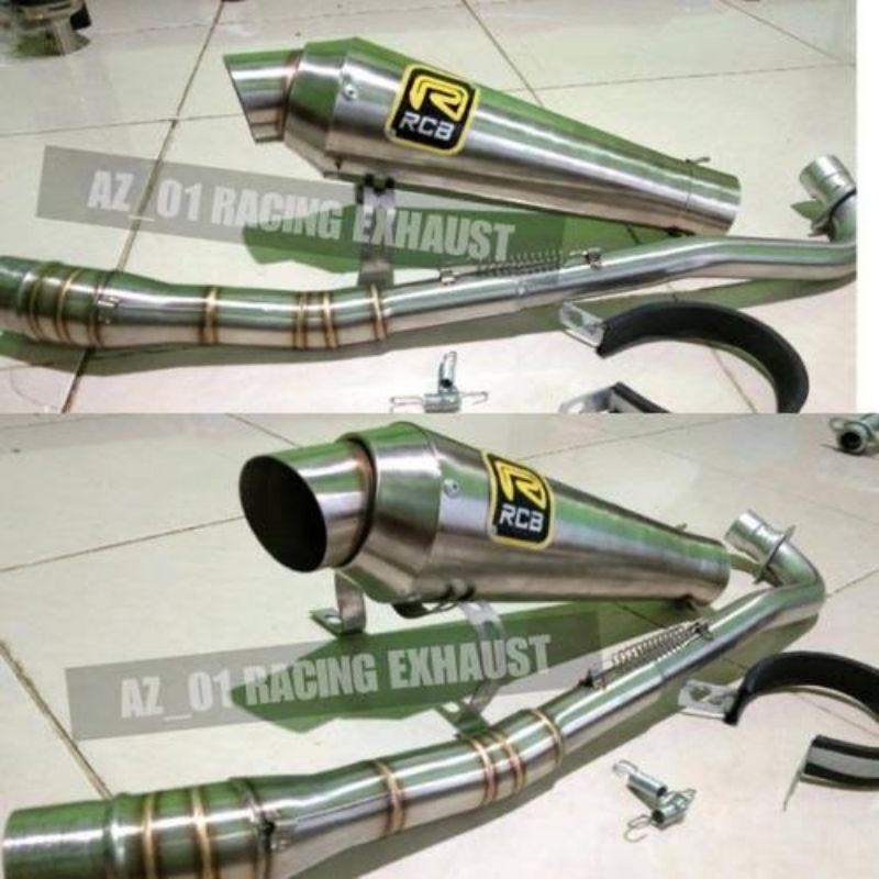 KNALPOT RACING ROAD RACE RCB BEBEK 110-200CC knalpot vega jupiter karisma shogun c70 astrea Revo