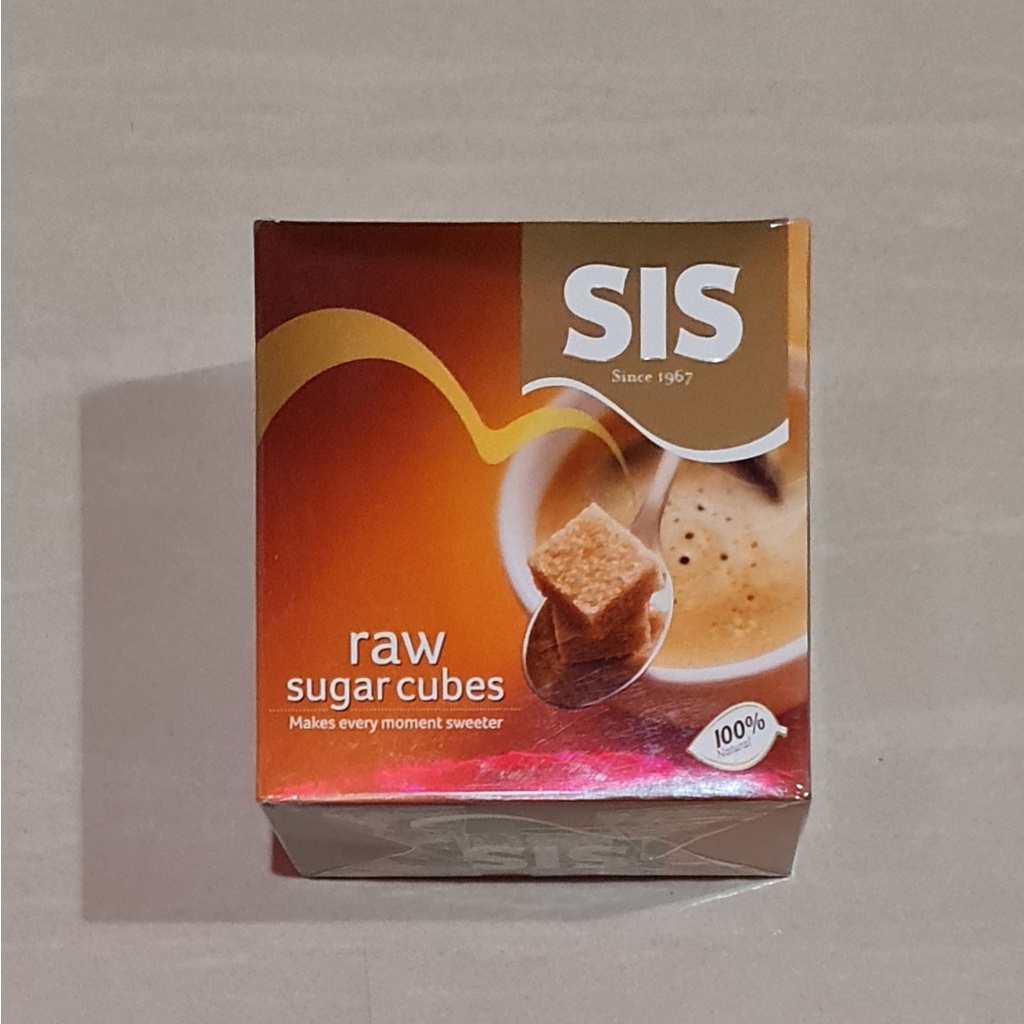 SIS Raw Brown Sugar Cubes Singapore 454 Gram