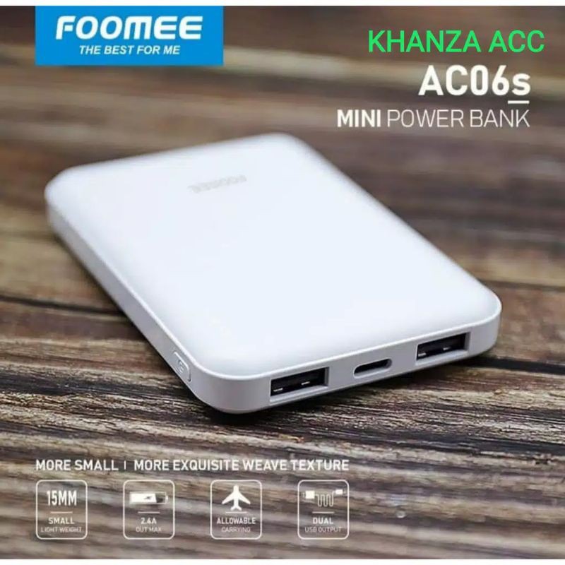 Power Bank FOOMEE AC06S
