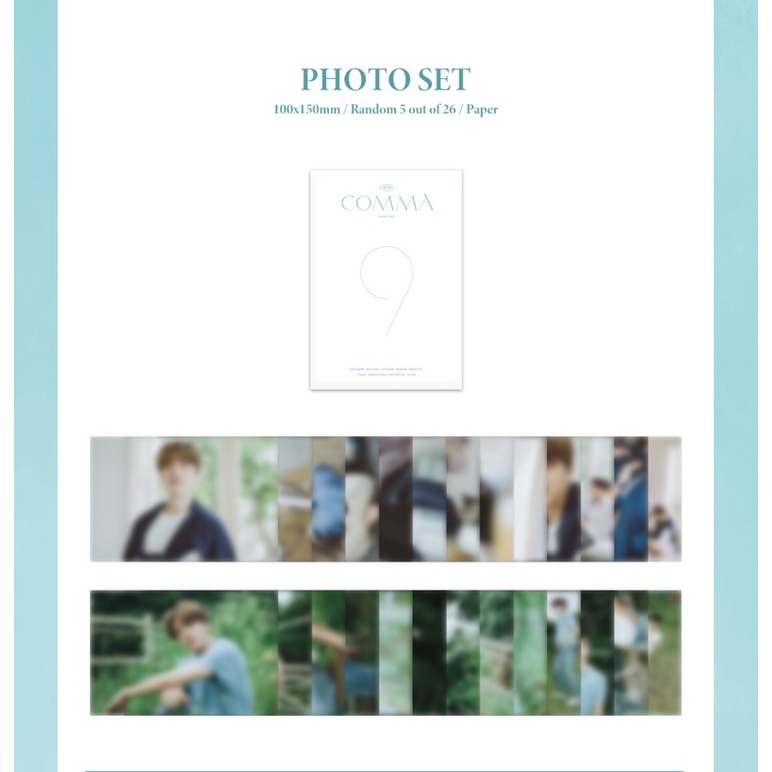 PO OFFICIAL SF9 Comma Photo Set