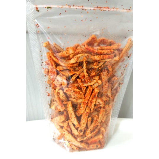 

Basreng Stik Daun Jeruk Balado 200 Gram