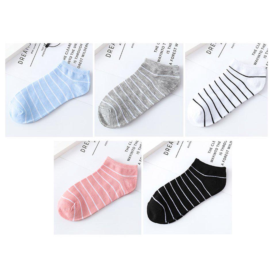  COD  Kaos  Kaki  Pendek  Casual Motif  Garis Invisible untuk 