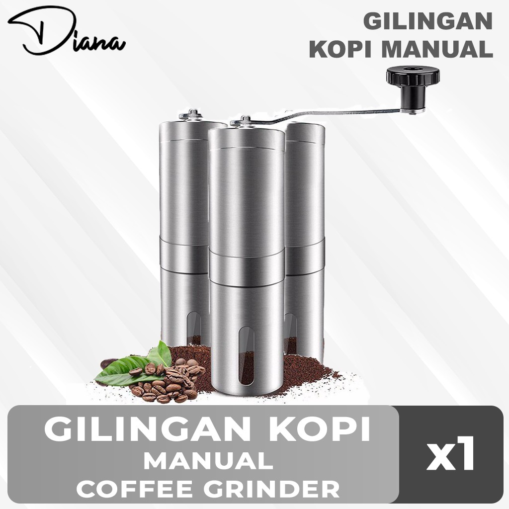 Gilingan Kopi Manual Coffee Grinder Penggiling Biji Kopi Halus