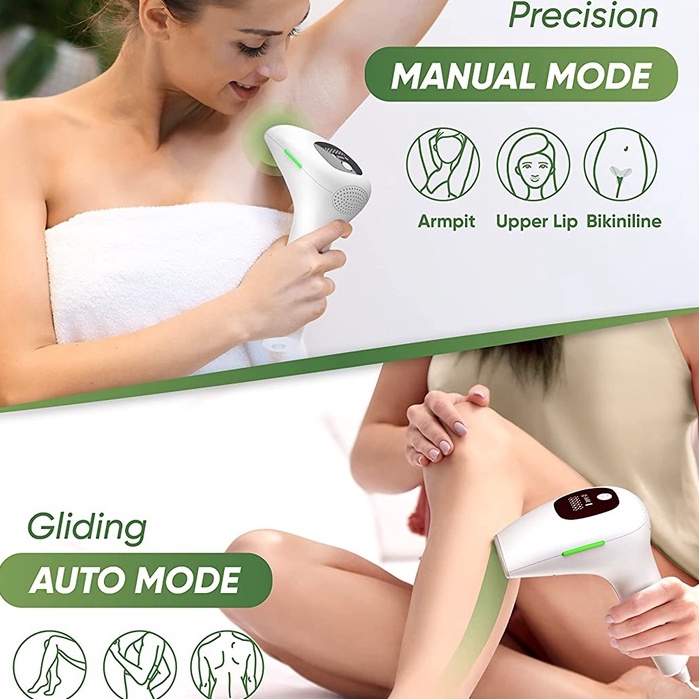 Laser Hair Removal Perontok Bulu Permanent Alat Penghilang Bulu TANPA SAKIT GARANSI / BOSIDIN D-1176 UK DESIGN GARANSI