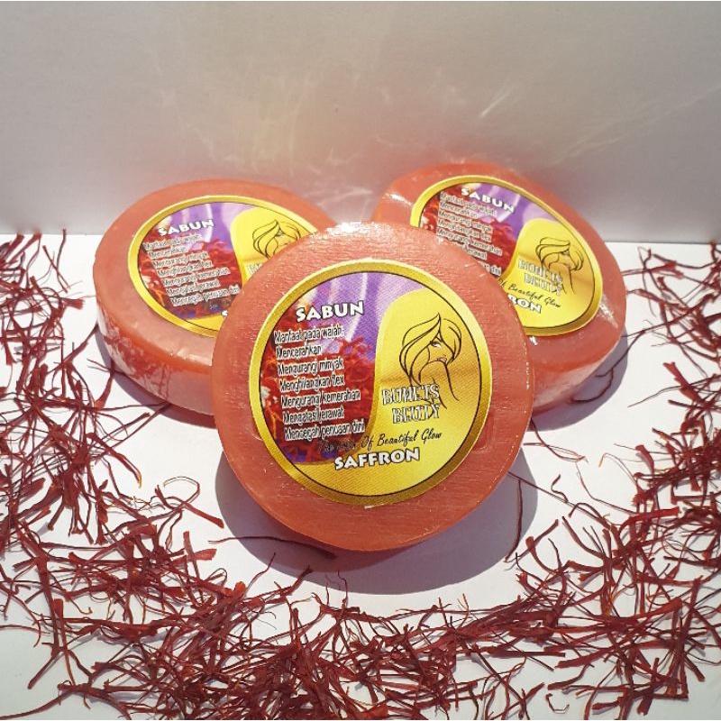 SABUN WAJAH SAFFRON 20 gr PEMUTIH WAJAH GLOWING ALAMI