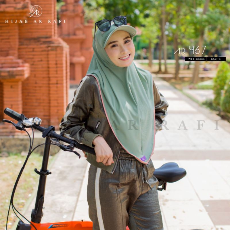 Arrafi Hijab Topi Kode Ar 467 / kerudung jilbab topi arrafi instan bestseller 2020-7