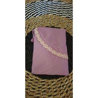 rizfaimelda-(COD)Jilbab Instan Jumbo Serut Renda KupuKupu Hijab Mawadah Jersey-Lavender