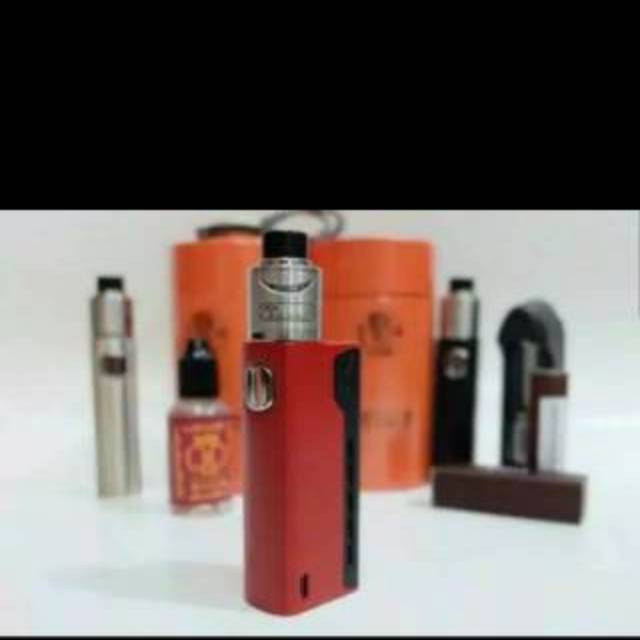 Vape Tesla Terminator 90watt Fullset Siap Pakai Free Battery &amp; Free Liquid 10ml-Vave rokok elektrik