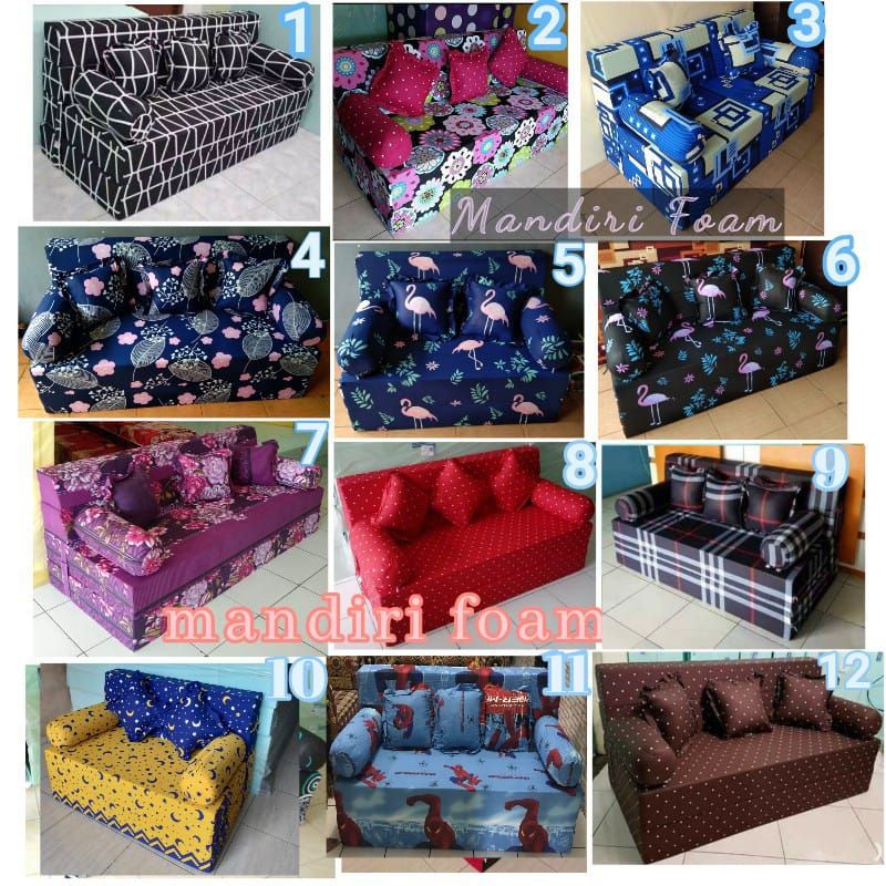 Sarung Sofabed Busa Inoac Bahan polytc