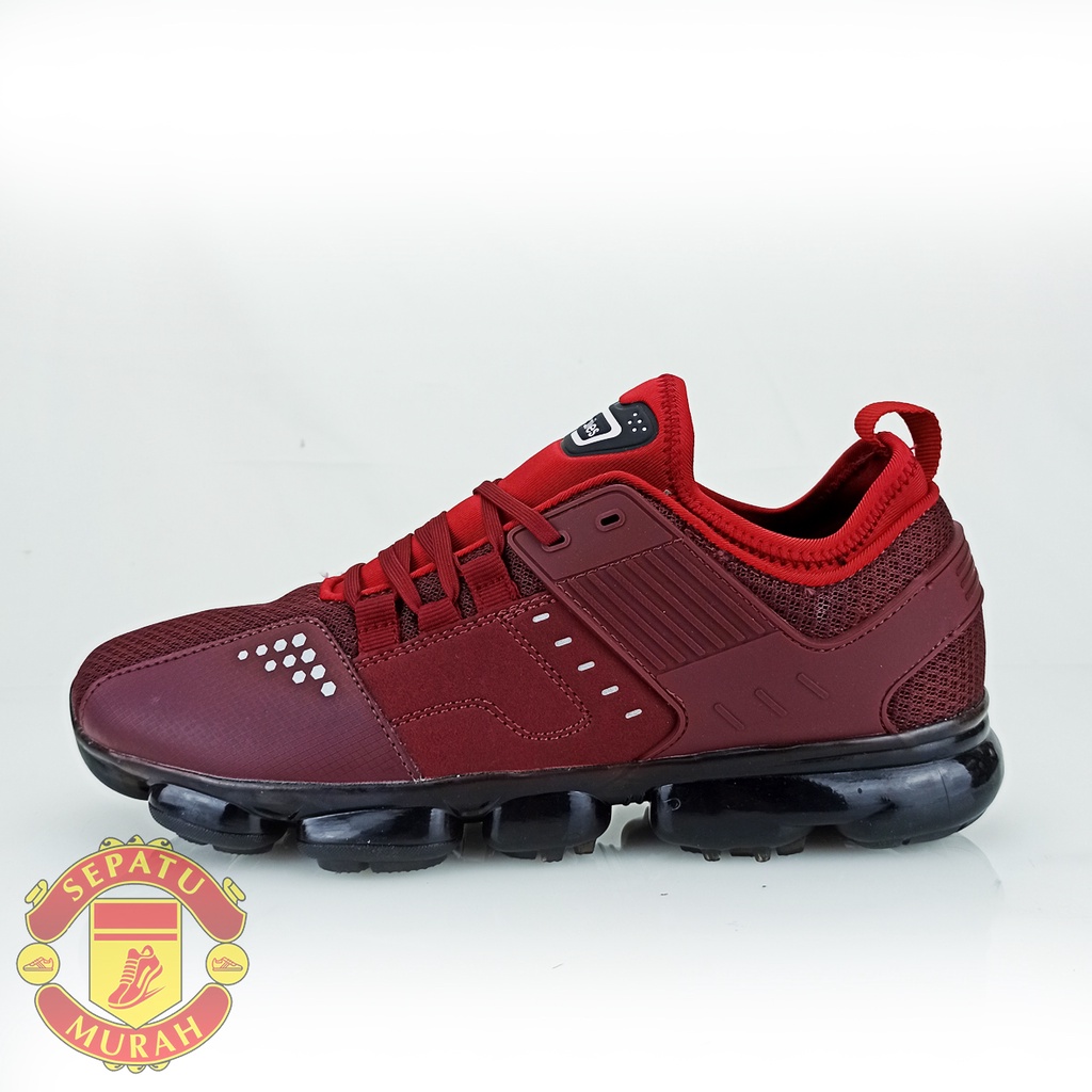 Ardiles Men Servo Sepatu Sneakers - Merah Maroon