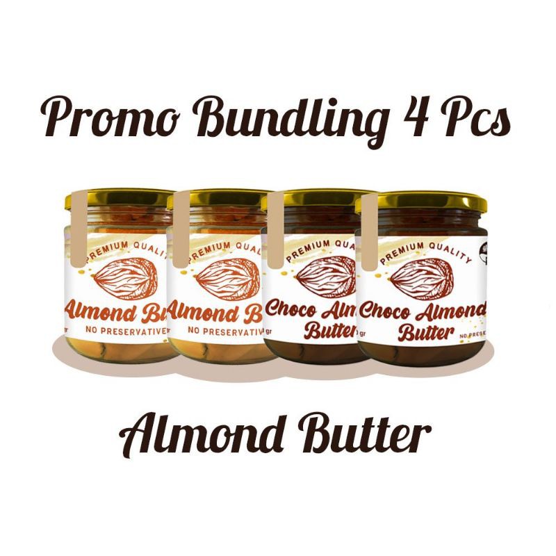 

MONDY Almond Butter 4 Pcs (Paket Hemat/Reseller)