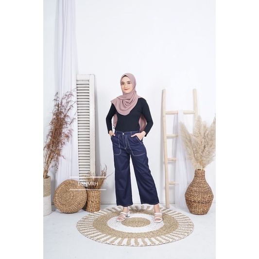 KULOT WANITA CARGO AMBER-Navy