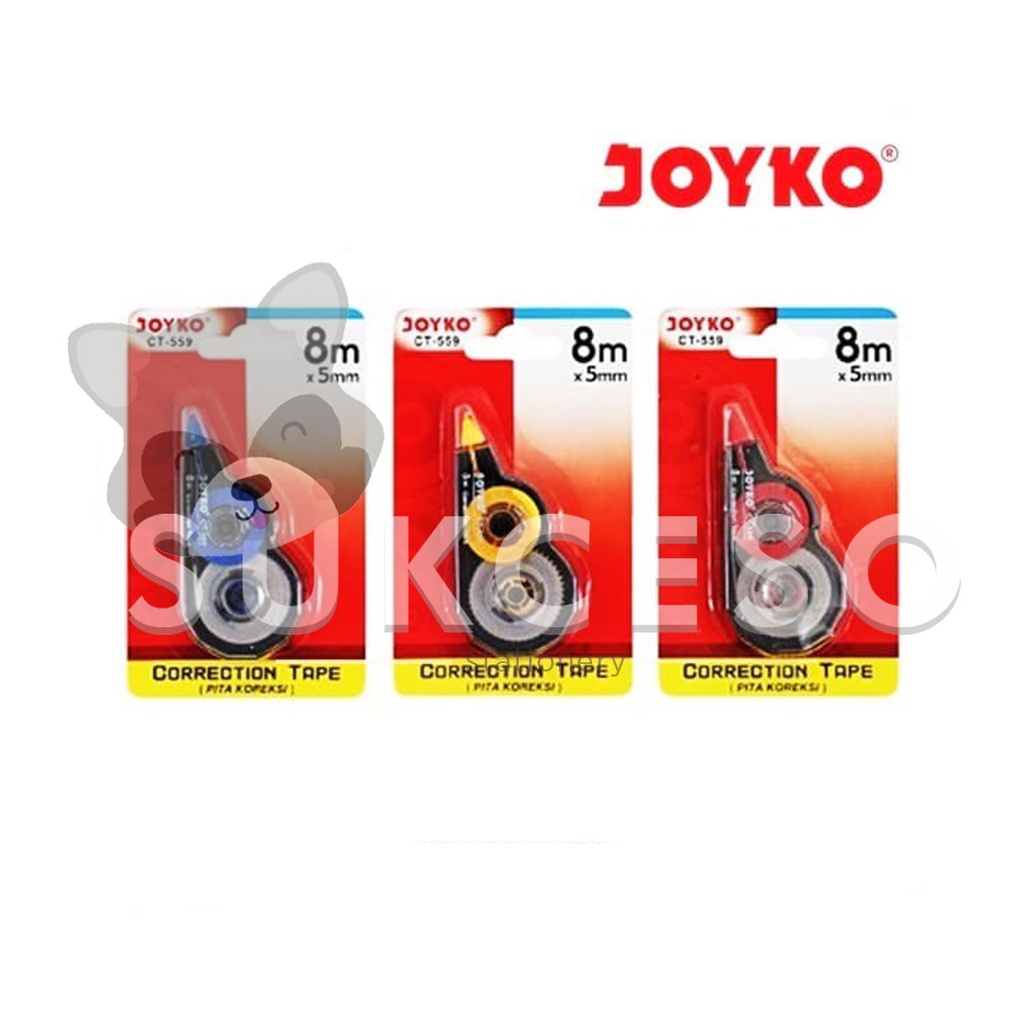 

Joyko Correction Tape CT-559 Mini / Tip-Ex Pita Kertas Murah Berkualitas