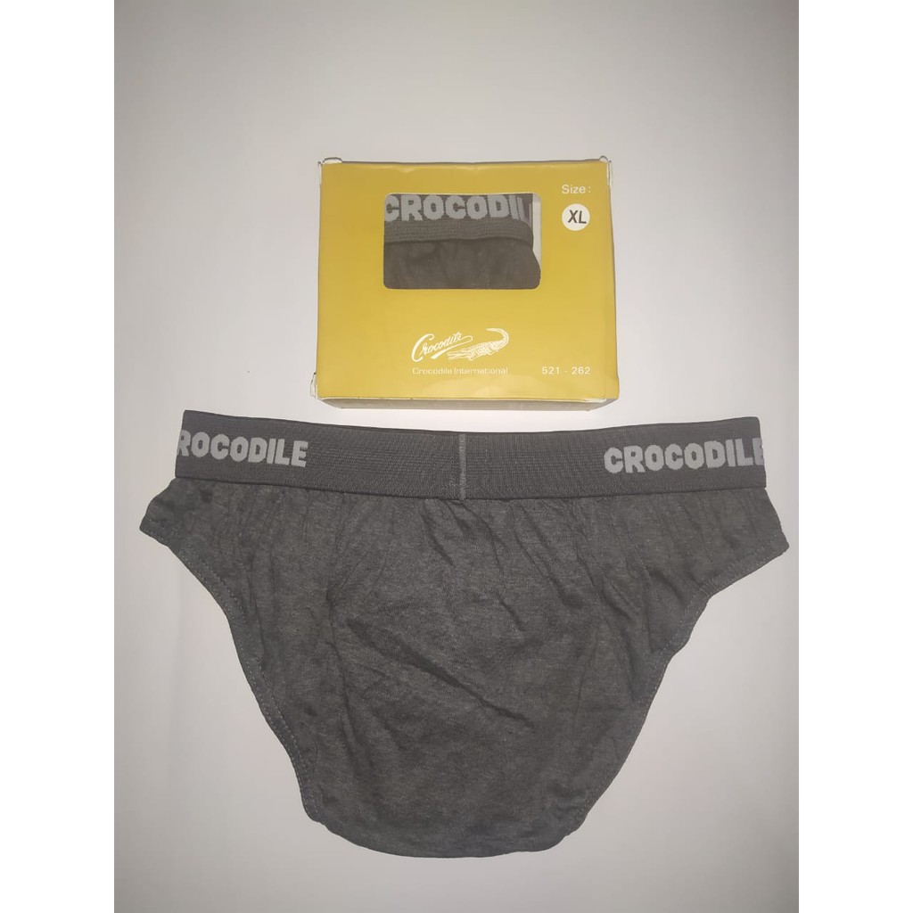 (1 Lembar) Celana Dalam Pria Crocodile / Sempak Pria Crocodile 521-262