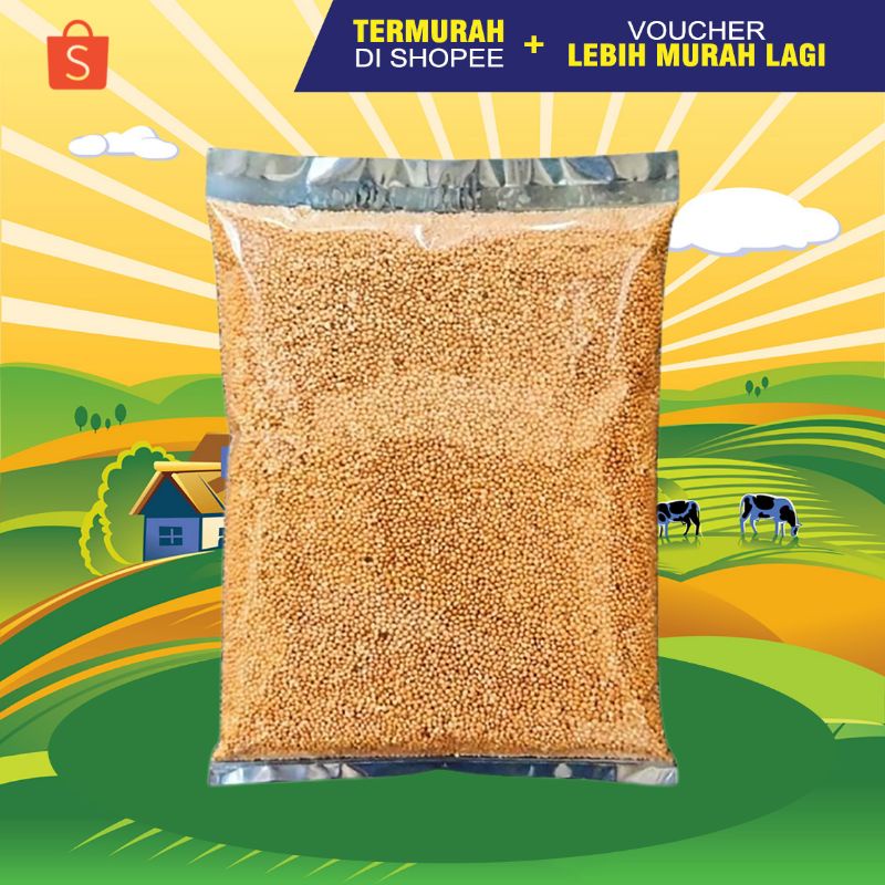 Yellow Millet Biji Millet Kuning Makanan Hamster Burung LoveBird 1 KILO