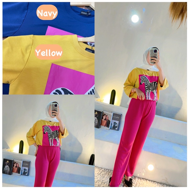 Kaos Sijiso Zebra