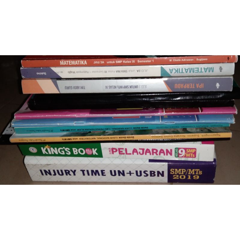 

PRELOVED BUKU INJURY, DETIK², MATEMATIKA