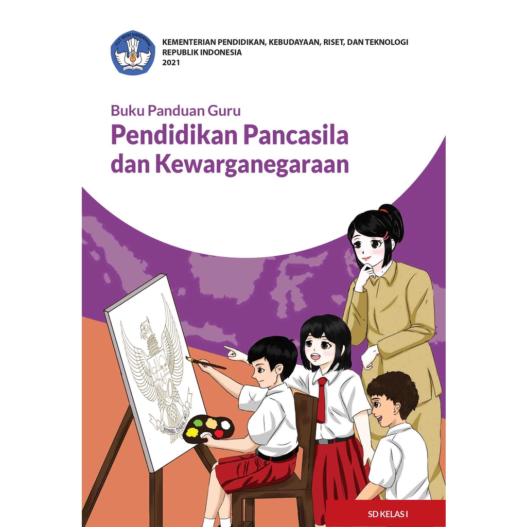 Jual Buku Guru Kurikulum Merdeka Ppkn Sd Kelas 1 Het Kemdikbud 100