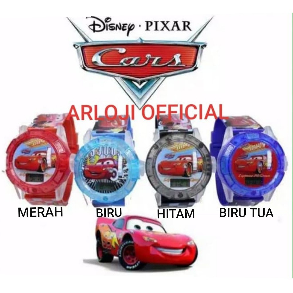 JAM TANGAN CARS ANAK GROSIR TERMURAH