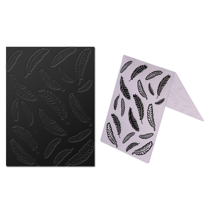 Feathers Patern Embossing Folder