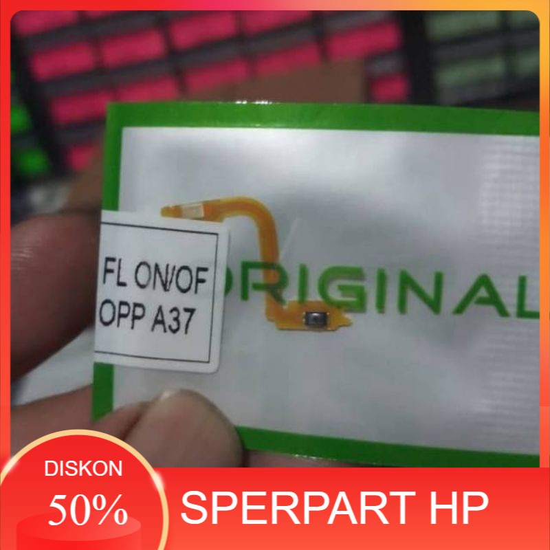 FLEXIBEL TOMBOL POWER ON OF OPPO A37