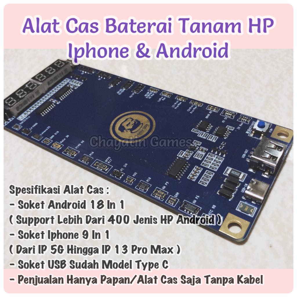 Alat Cas Baterai Tanam Mechanic BA32 untuk HP IP IOS &amp; Android 27 in 1