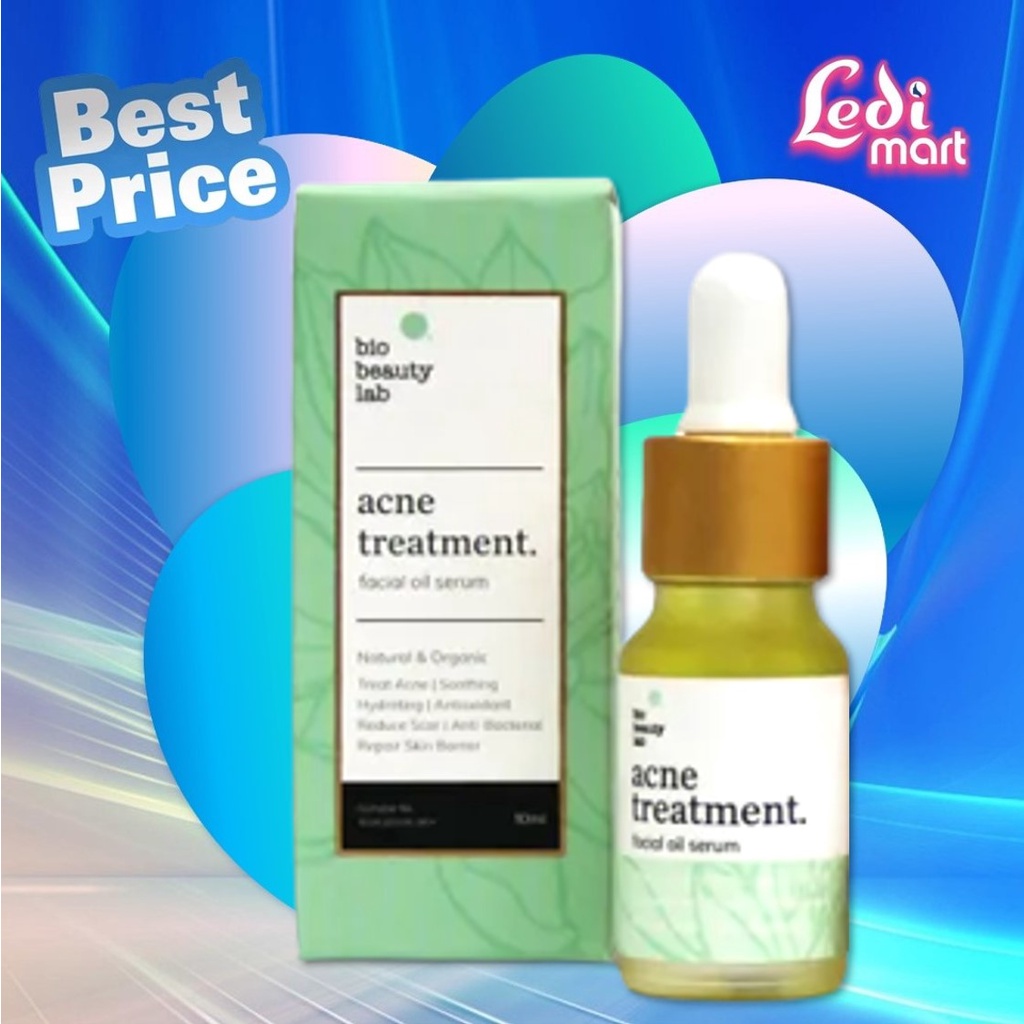 ORIGINAL Bio Beauty Lab Acne Treatment Facial Oil Serum 20ml / Facial Serum / Face Oil / Serum Oil / Minyak Wajah / Anti Jerawat / Serum Jerawat / Minyak Jerawat / LEDI MART