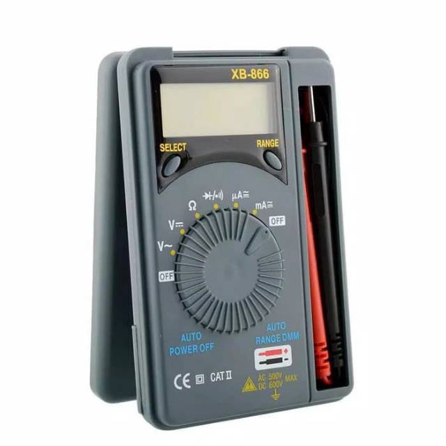 XB-866 Auto Range Pocket / Saku / Mini Multimeter Multitester Avometer Digital