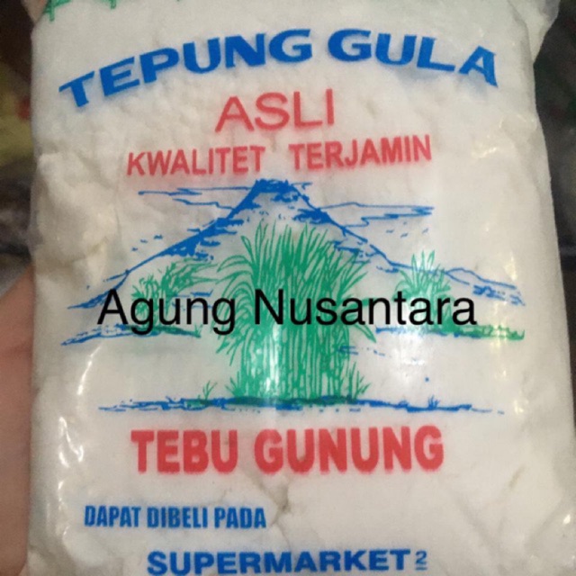 

Tepung Gula / Gula Halus asli cap Tebu Gunung 400 gr