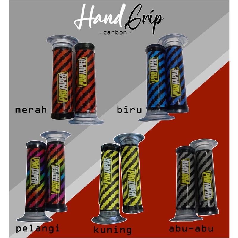 HANDGRIP HANDFAT GRIP PROGRIP CARBON PROTAPER KARBON SARUNG GAS