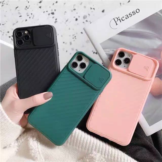 SOFT IPHONE 11 12 11 PRO 11 12 PRO MAX  12 mini CASE CAMERA SLIDE PROTECTOR